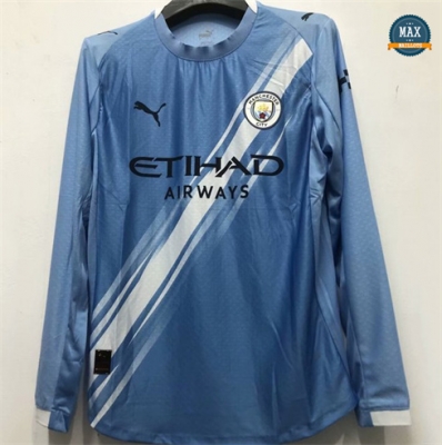Max Maillot Manchester City Player Domicile Manche Longue 2025/26