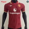 Max Maillots Manchester United Player lapel Rouge 2025/26
