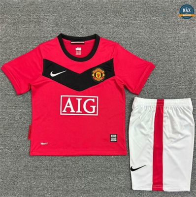 Max Maillot Retro 2010 Manchester United Enfant Domicile