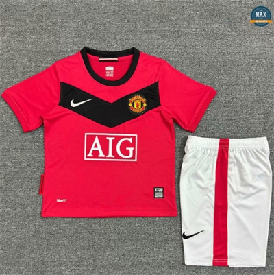 Max Maillot Retro 2010 Manchester United Enfant Domicile