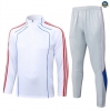 Maxmaillots Survetement Enfant Bayern Munich 2025/26 Blanc/Rouge/Bleu Pas Chere
