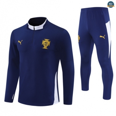 Maxmaillots Survetement Portugal 2025/26 Bleu Marine/Blanc Online