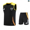 Maxmaillots Training Atletico Mineiro Ensemble Short Débardeur 2025/26 Noir/Jaune discout