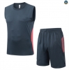 Maxmaillots Training Bayern Munich Ensemble Short Débardeur 2025/26 Gris foncé/Orange/Rouge Pas Cher