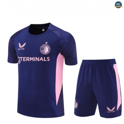 Maxmaillots Training Feyenoord Enfant + Short 2025/26 Violet/Rose Online