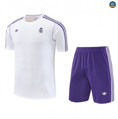 Maxmaillots Training Real Madrid + Short 2025/26 Blanc/Violet Online