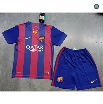 Soldes Max Maillots Retro 2014-15 Barcelone Enfant Domicile