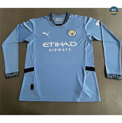 Max Maillots Manchester City Domicile Manche Longue 2024/25