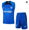 Achetés Maillot Training Chelsea Ensemble Short Debardeur 2024/25 Bleu