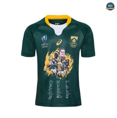 Max Maillot Rugby Afrique du Sud Coupe du monde Signature Edition 2019/20