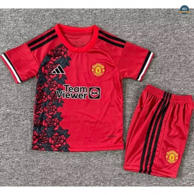 Max Maillots foot Manchester United Enfant maillot Training rouge 2025/26