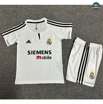 Maillots Retro 2003-04 Real Madrid Enfant Domicile