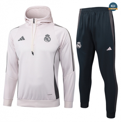 Survetement Sweatshirt à capuche Enfant Real Madrid 2024/25 rose clair