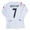 Maillot Retro 2006 Coupe du Monde Angleterre Manche Longue Domicile (7 Beckham)