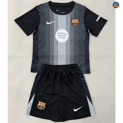 Max Maillots Barcelone Enfant Gardien De But Noir 2025/26
