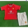 Max Maillots Retro 2000-02 Manchester United Enfant Domicile