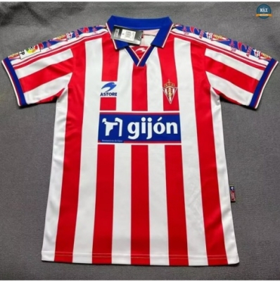 Max Maillot Retro 1999-00 Sporting Gijon Domicile