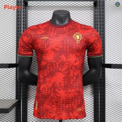 Max Maillots Player Version 2024/25 Portugal Édition spéciale Rouge