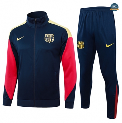 Vendre Max Veste Survetement Barcelone 2024/25 Bleu