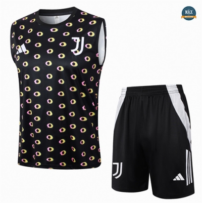 Choix Max Maillots Training Juventus Ensemble Short Débardeur 2024/25 noir