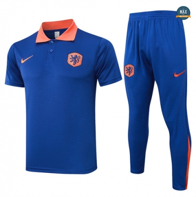 Soldes Max Maillots Training Polo Pays-Bas 2024/25 Bleu