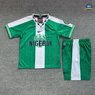 Max Maillot Retro 1996 Nigeria Enfant Domicile