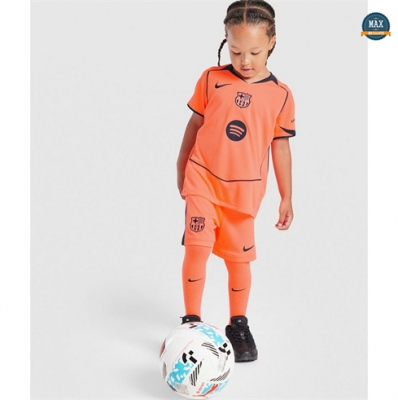 Max Maillots Barcelone Enfant Third orange 2025/26