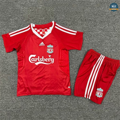 Max Maillots Retro 2008-10 Liverpool Enfant Domicile