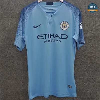 Max Maillot Retro 2019 Manchester City Domicile