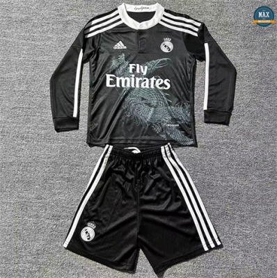 Max Maillots Retro 2014-15 Real Madrid Enfant Third Manche Longue