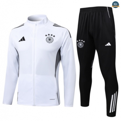 Maxmaillots Veste Survetement Allemagne 2025/26 Blanc/Noir Online