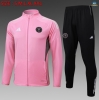 Maxmaillots Veste Survetement Enfant Inter Miami 2025/26 Rose/Noir Pas chèr