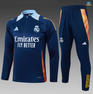 Maxmaillots Survetement Enfant Real Madrid 2025/26 Bleu Clair Pas chèr