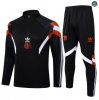 Maxmaillots Survetement Flamengo 2025/26 Noir/Blanc/Orange Pas Chere