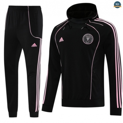Maxmaillots Sweatshirt à capuche Inter Miami 2025/26 Noir/Rose Pas Cher