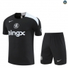 Maxmaillots Training Chelsea Enfant + Short 2025/26 Noir/Blanc discout