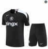 Maxmaillots Training Chelsea + Short 2025/26 Noir/Blanc Pas chèr