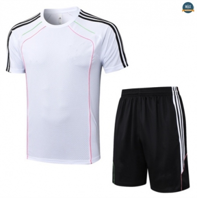 Maxmaillots Training Juventus + Short 2025/26 Blanc/Noir/Rose Pas Cher