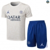 Maxmaillots Training PSG + Short 2025/26 Gris/Bleu discout