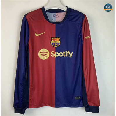 Max Maillots Barcelone Domicile Manche Longue 2024/25