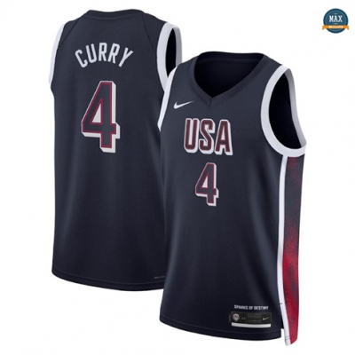 Max Maillot Stephen Curry, USA Olympics 2024/25 - Navy