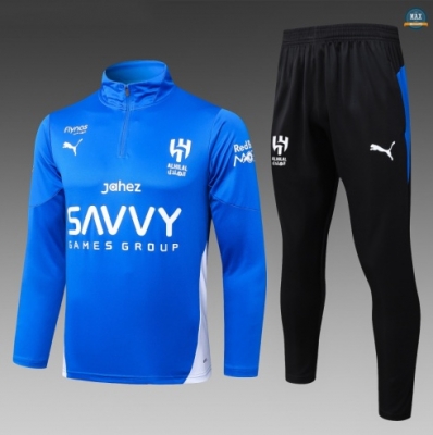 Acheter Max Survetement Enfant Al-Hilal Saudi 2025/26 Bleu/Noir