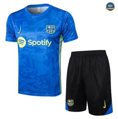 Max Maillot Training Barcelone + Short 2024/25 bleu