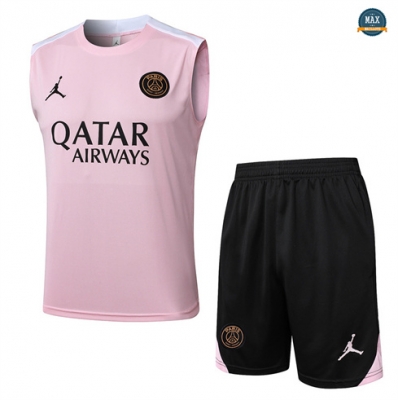 Achat Maillot Training Paris Saint Germain Ensemble Short Débardeur Homme 2024/25 rose