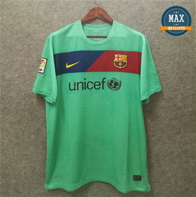 Maillot Retro 2010-2011#Barcelone Exterieur Vert