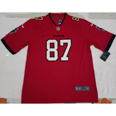 max maillots produits à prix réduits 2302214 Pirates GRONKOWSKI 87 Taille XL Rouge