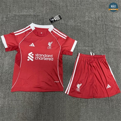 Max Maillot Liverpool Enfant Rouge 2025/26