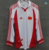 Max Maillots Rétro 2001 Chinase Manche Longue Blanc