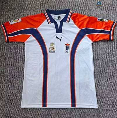Max Maillots Retro 2001 Real Oviedo Exterieur