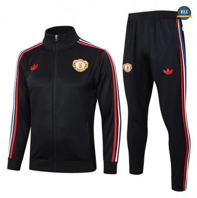 Achetés Max Veste Survetement Enfant Manchester United 2024/25 noir